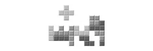 Black and white abstract falling Tetris blocks illustrating the Tetris Effect and the chaos of reactive morning planning.